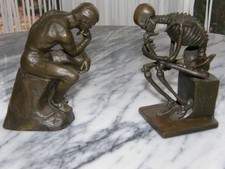 Zwei Bronze "Denker" von Rodin