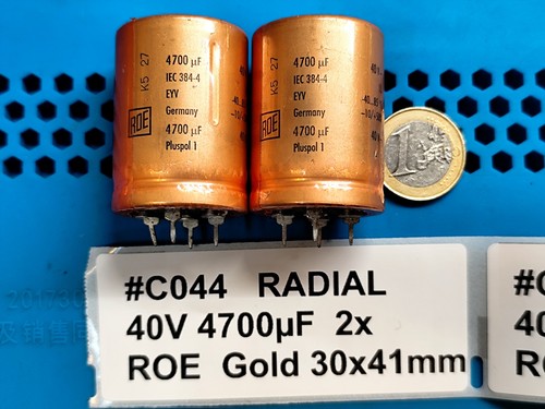 Nos roe gold - 4700uf, 40v