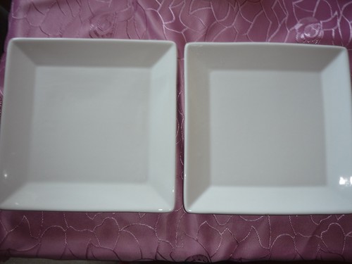 Teller asiatisch quadratisch - quadratisch, 2