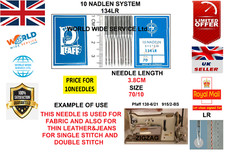 PFAFF138-6/21 SCHMETZ SYSTEM 134LR NM/70 LEDER INDUSTRIELLE NÄHMASCHINE NADEL