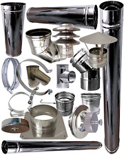 Rauchroh Abgasrohr Ofenrohr  Edelstahl Ø 80 130 150 mm Kaminaufsatz  Ofenknie