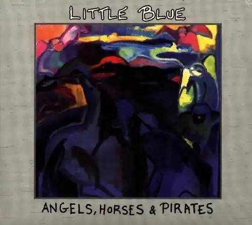 Little blue angels - -, angels,horses