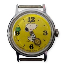 🟡 Vintage Snoopy Kinderuhr