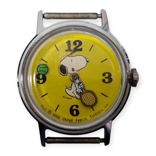 Vintage snoopy kinderuhr - 🟡,