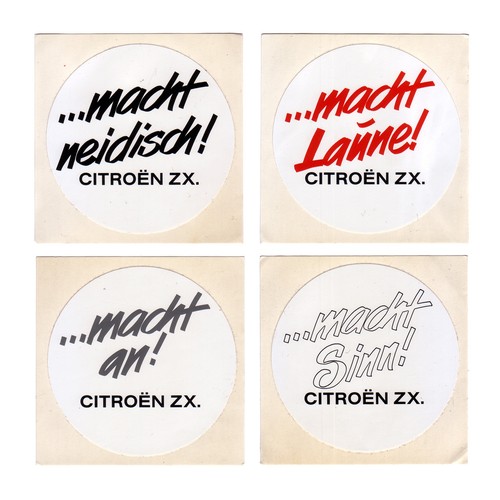 Citroen aufkleber werbung - citroen,