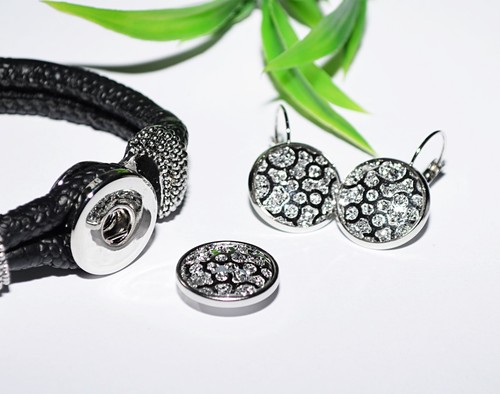 Glitzer silber armband - ++,