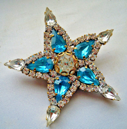 Strass brosche - strass, ---