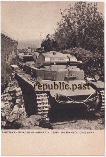 Postkarte panzerkampfwagen - ak,