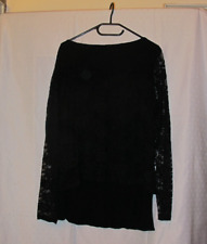 damenmode netzpullover mit spitze größe 42-44 gebraucht guter zustand