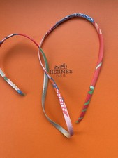 Orig.Hermes Twilly Spaghetti Armband  mehrfarbig  Haarspange Halsschmuck  61cm