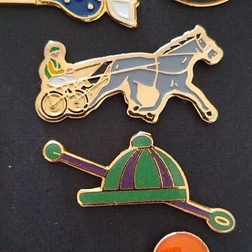 Vintage emaille pferd - &, jockey