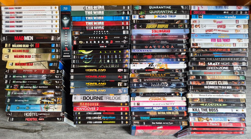Dvd und blu - raysammlung, (72