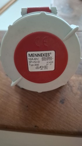 Mennekes 16a typ200 n - mennekes, 16a-h,