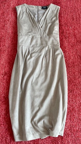 Wildleder wickelkleid imitat - wildleder-wickelkleid,,