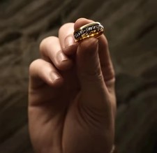 Edle Herrenring Goldringe mit