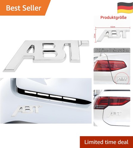 Elegantes abt metall badge - abt,