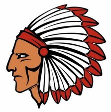 Aufkleber Sticker Indianerkopf Autoaufkleber