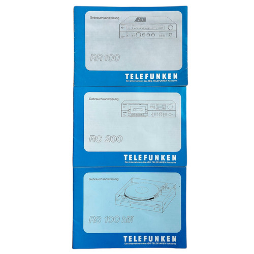 Telefunken gebrauchsanweisung - telefunken,