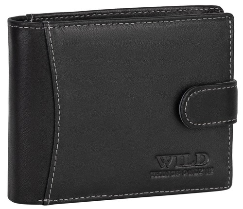 Rfid echt leder - leder, portemonnaie