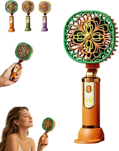 Portable floral mini fan - mini,