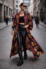 Vintage-Kimono - Seide –