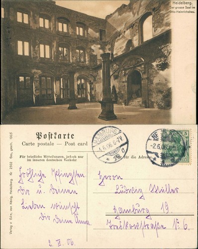 Heidelberg der grosse saalbau - der,