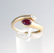 Schöner Rubin Wrap Ring aus