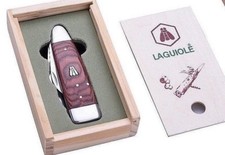 LAGUIOLE Pilzmesser mit Bürste Multi-Tool  5 Funktionen in Holz Dose Neu & OVP!
