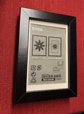 Bilderrahmen IKEA RIBBA| 10x15|Schwarz|Holz Glas| oder mit Passepartout für 8x12