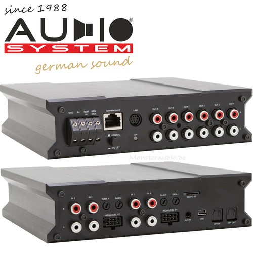 Audio system dsp8 kanal - system, 12-kanal