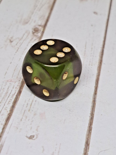 Ddr grüner würfel 1 - ca., 1,5cm