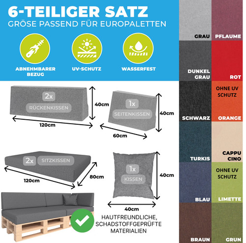Pillows24 palettenkissen - pillows24,