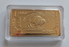 Deko Goldbarren 1 oz " IN GOD