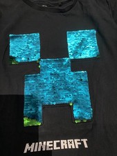 Next  T-Shirt Minecraft Junge Größe 134 9 Jahre Wendepailetten 