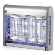 Elektrischer Insektenvernichter mit UV-Licht 2500 Volt Insektenfalle Silber NEU