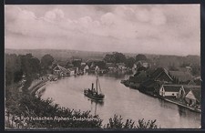 Alphen, De Ryn tusschen Alphen-Oudshoorn, Ansichtskarte 1906 