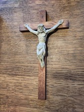 Kruzifix, Holz, Zum Aufhängen, vintage, schönes Stück, ca. 20 x 12 cm, Kreuz