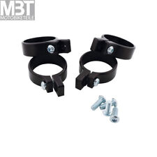 LSL Lenkerschelln Set 4Stk. schwarz 41mm Lampenschellen Lampenhalter 143HT41