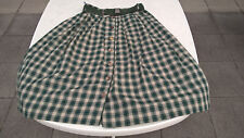BERWIN & WOLFF Trachten-Rock mit Gürtel Gr. 42 grün-weiß gebraucht Landhausstil