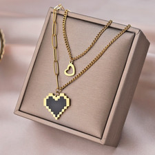 Halskette Herz Kette Anhänger