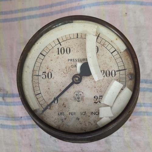 Vintage messing manometer 4 - vintage,