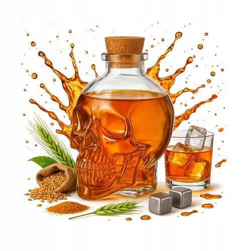 Totenkopf karaffe 100 ml - 100,