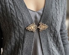Strickjacken Clip Metall