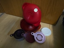 TUPPERWARE MicroFix  0,7 L  rund, rot Küchenperle 