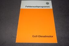 Reparaturanleitung Reparatur-Leitfaden Fehlersuchprogramm VW Golf I Diesel