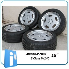 Original Felgen MERCEDES S W140 AMG Aero II BBS 18" HWA1404000102 Michelin PS5