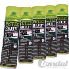 5x PETEC SEILFETT SPRAY 500 ML