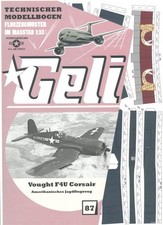 Kartonmodell Vought F4U