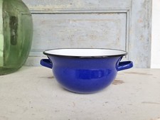 A6935 Email Schüssel | Emaille Waschbecken dunkelblau | Wanne 3 Liter