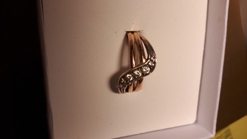 585 gold ring aus - 585,